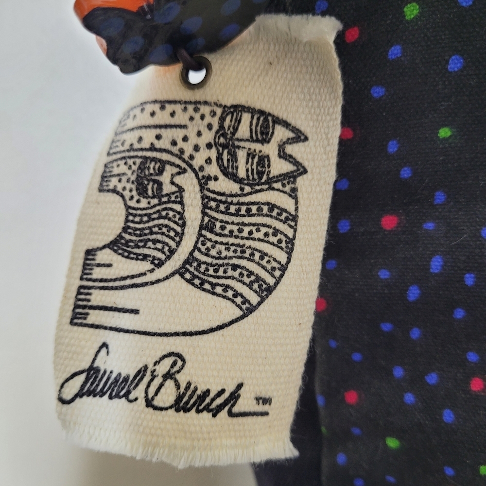 Laurel Burch Colorful Dog Print Artsy Shoulder Bag Purse NWT - Picture 5 of 11